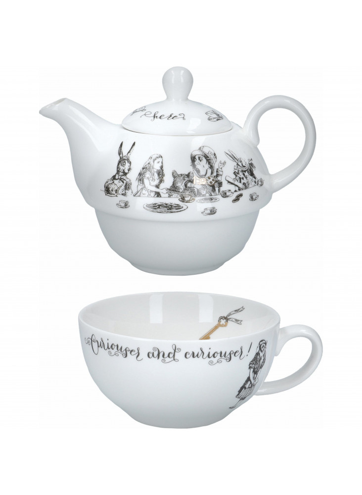 Victoria And Albert Alice In Wonderland Tea for One Teapot