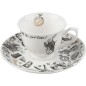 Victoria And Albert Alice In Wonderland Espresso Cup And Saucer