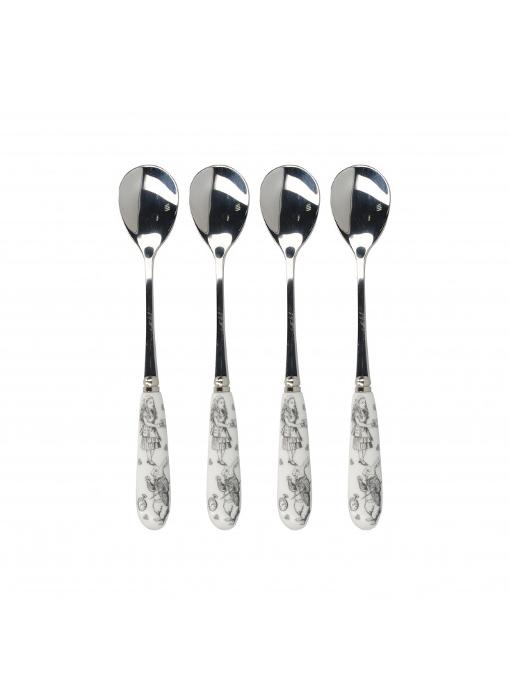 Victoria And Albert Alice In Wonderland Set of 4 Tea Spoons