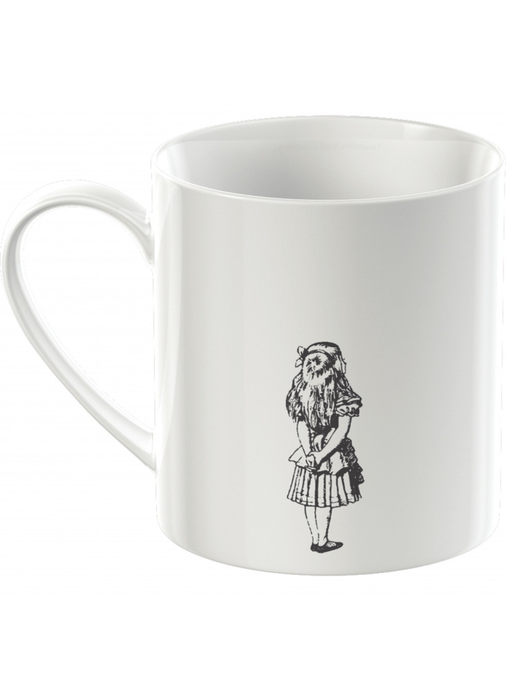 Victoria & Albert Alice in Wonderland Cup and Saucer, White