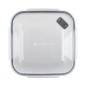 MasterClass Eco Snap 800ml Square Food Storage Container