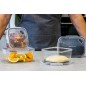 MasterClass Eco Snap 1.4L Square Food Storage Container