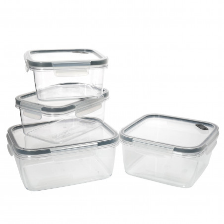 MasterClass Eco Smart Snap Set Of 4 Storage Containers