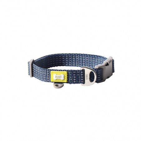 BUILT PET Small Blue NightSafe™ Reflective Collar