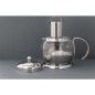 La Cafetière Le Teapot Glass Tea Infuser, 4-Cup, Stainless Steel