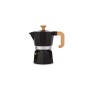 La Cafetière Venice 3 Cup Black Aluminium Espresso Maker