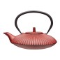 La Cafetière Red 600ml Cast Iron Teapot and Infuser