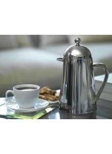 La Cafetière Havana Double Walled Cafetiere, 8-Cup, Stainless Steel