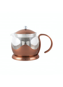 La Cafetière Le Teapot Glass Tea Infuser, 2-Cup, Copper