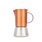 La Cafetière 4 Cup Copper Stainless Steel Stovetop Espresso Maker