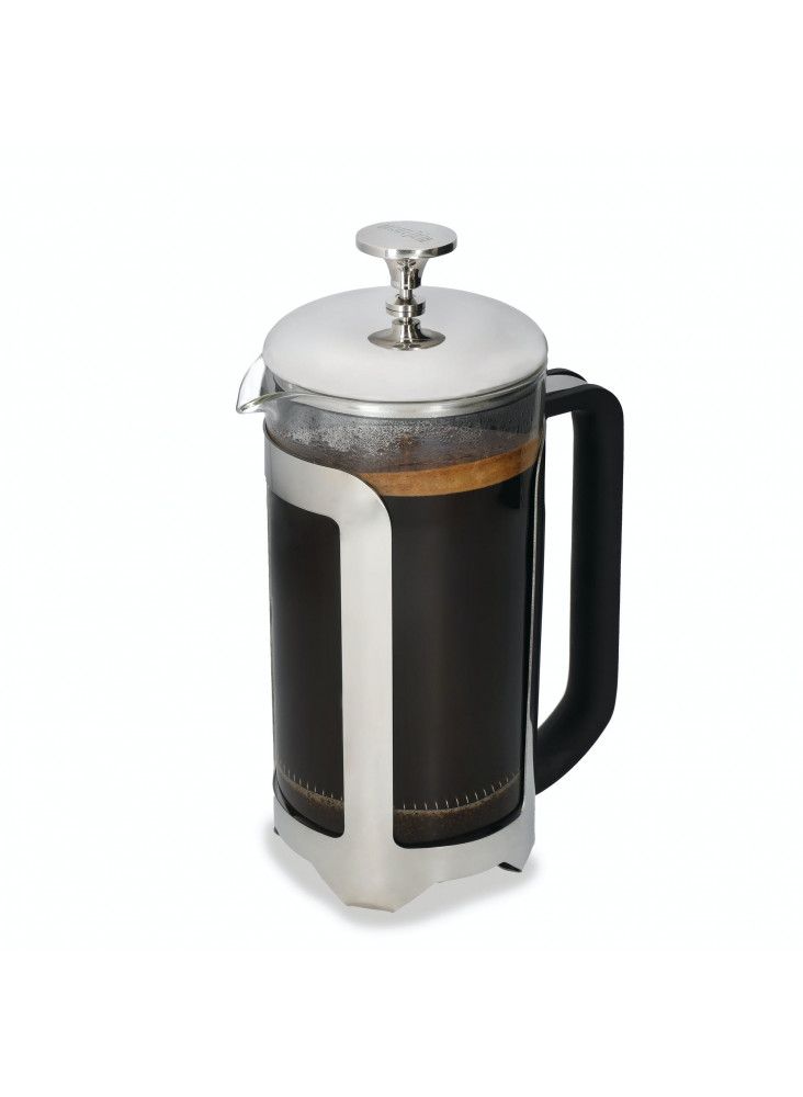 La Cafetière 8 Cup Stainless Steel Roma Cafetiere