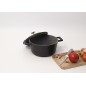 MasterClass Cast Aluminium 2.5 Litre Casserole Dish - Black