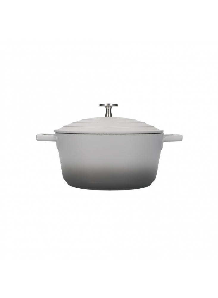 MasterClass Cast Aluminium 2.5 Litre Casserole Dish - Ombre Grey