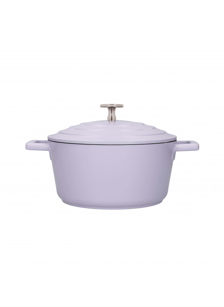 MasterClass Cast Aluminium 2.5 Litre Casserole Dish - Lavendar