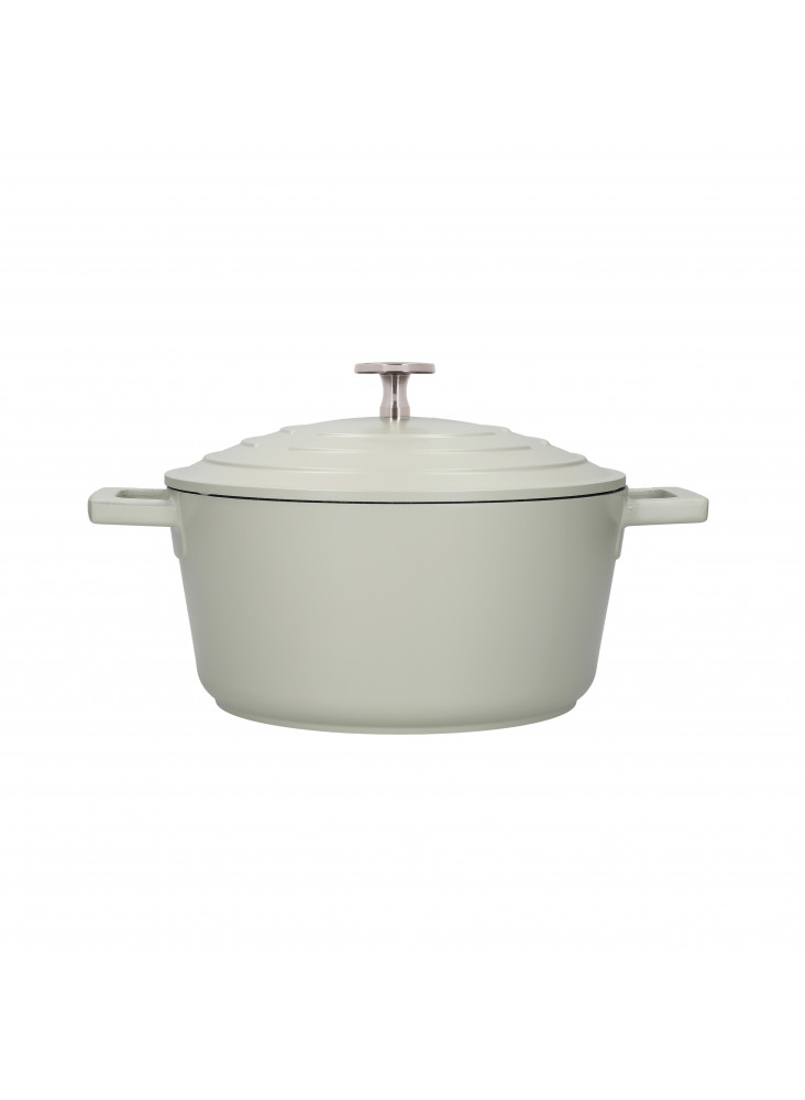 MasterClass Cast Aluminium 2.5 Litre Casserole Dish - Mint Green