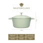 MasterClass Cast Aluminium 2.5 Litre Casserole Dish - Mint Green