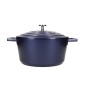 MasterClass Cast Aluminium 4 Litre Casserole Dish - Metallic Blue