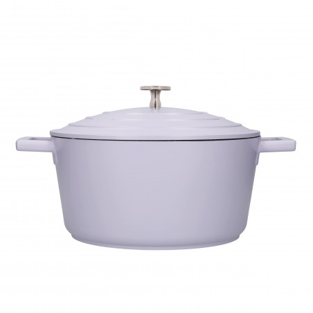 MasterClass Cast Aluminium 4 Litre Casserole Dish - Lavendar