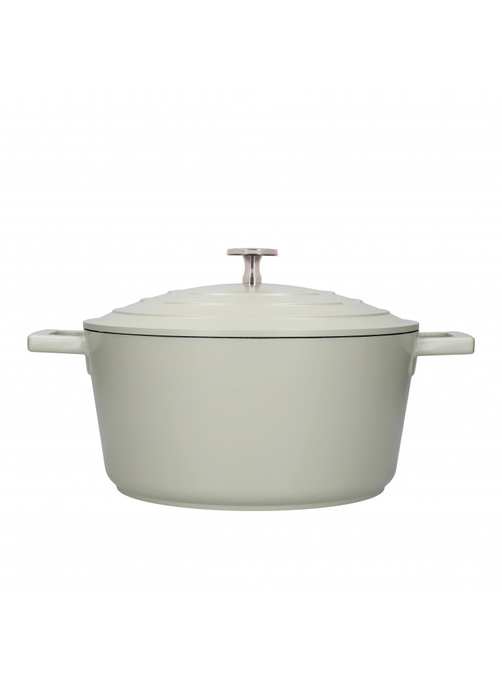 MasterClass Cast Aluminium 4 Litre Casserole Dish - Mint Green