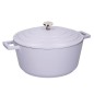 MasterClass Cast Aluminium 5 Litre Casserole Dish - Lavendar