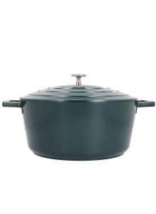 MasterClass Cast Aluminium 5 Litre Casserole Dish - Hunter Green