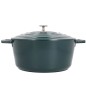 MasterClass Cast Aluminium 5 Litre Casserole Dish - Hunter Green