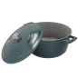 MasterClass Cast Aluminium 5 Litre Casserole Dish - Hunter Green