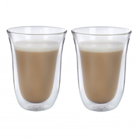 La Cafetière Double Walled Latte 2-Cup Set