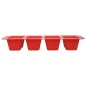 La Cafetière Red Hot Chocolate Mould with 24-Pack Spoons