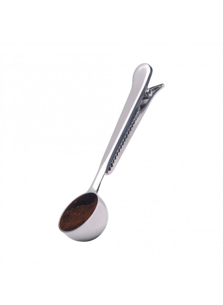 La Cafetière Coffee Stainless Steel Measuring Spoon and Bag Clip