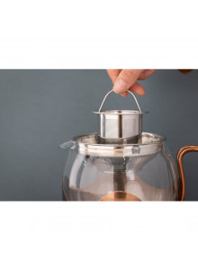 La Cafetière Le Teapot Glass Tea Infuser, 4-Cup, Copper