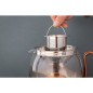 La Cafetière Le Teapot Glass Tea Infuser, 4-Cup, Copper