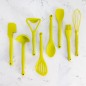 Colourworks Green Silicone Cooking Spoon with Measurement Markings