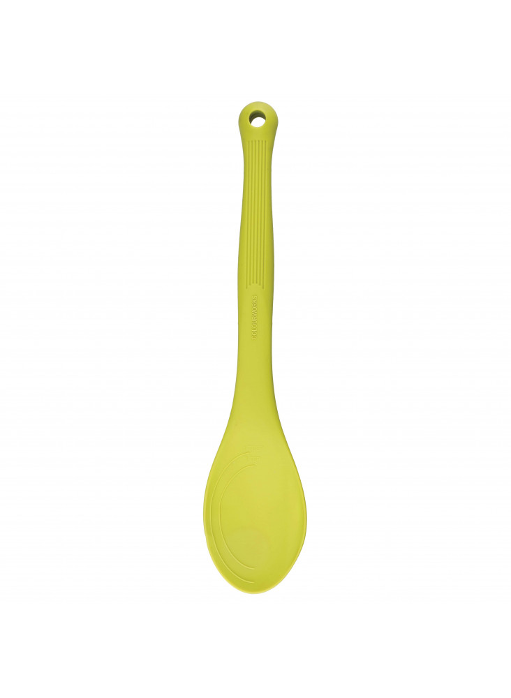 Colourworks Green Silicone Cooking Spoon with Measurement Markings