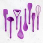 Colourworks Silicone Purple Slotted Turner