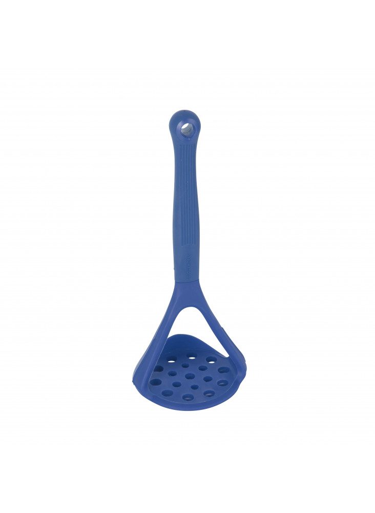 Colourworks Blue Potato Masher with Built-In Scoop