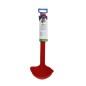 Colourworks Red Silicone Ladle with Pouring and Straining Lips