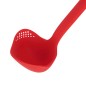 Colourworks Red Silicone Ladle with Pouring and Straining Lips