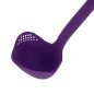 Colourworks Purple Silicone Ladle with Pouring and Straining Lips