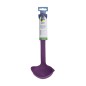 Colourworks Purple Silicone Ladle with Pouring and Straining Lips