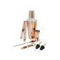 BarCraft 7-Piece Cocktail Making Set with Copper Finish