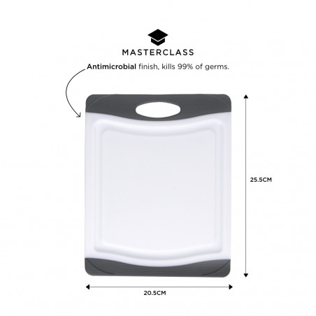 MasterClass Small Anti-Microbial Non-Slip Chopping Board