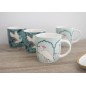 KitchenCraft Barrel Mug Set - Exotic Crane Design