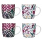 KitchenCraft Barrel Mug Set - Exotic Floral Design