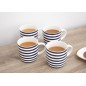 KitchenCraft Barrel Mug Set - Nautical Stripe Design