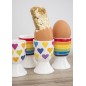 KitchenCraft Set Of 4 Egg Cups - Rainbow