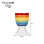 KitchenCraft Set Of 4 Egg Cups - Rainbow