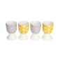 KitchenCraft Set Of 4 Egg Cups - Floral