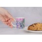 KitchenCraft Espresso Mug - Exotic Leaves Design