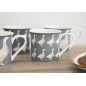 KitchenCraft Fluted Mug Set - Geese Design